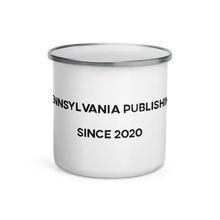 Load image into Gallery viewer, Pennsylvania Publishing Merch Enamel Mug
