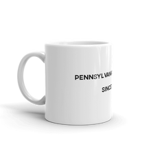 Load image into Gallery viewer, Pennsylvania Publishing Merch White glossy mug
