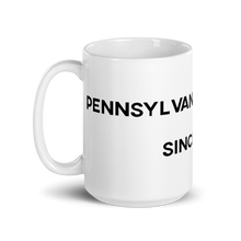 Load image into Gallery viewer, Pennsylvania Publishing Merch White glossy mug
